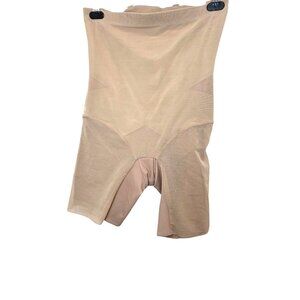 Honey Love Nude High-Waisted Beige Shapewear Superpower Shorts Mesh & Seamless S